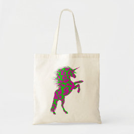 Colorful Neon Leopard Print Unicorn Tygkasse