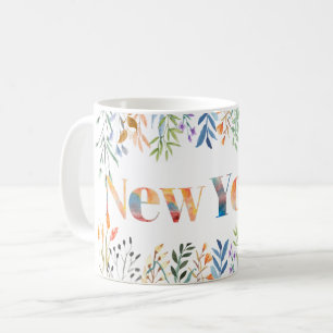 Colorful New York City Kaffemugg