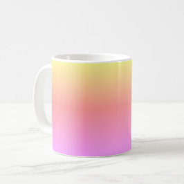 Colorful Ombré Rainbow Rosa Lila 4Jane Kaffemugg