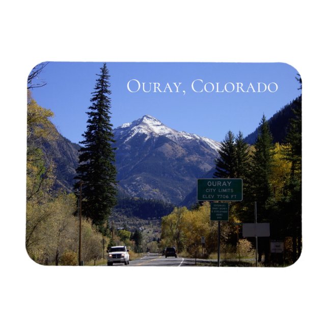Colorful Ouray, Colorado Magnet (Horisontell)