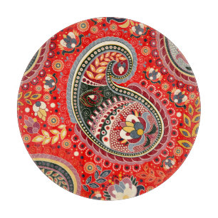 Colorful Paisley Indian Seamless Mönster