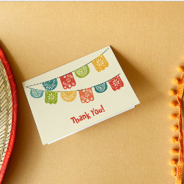 Colorful Papel Picado Mexican Bunting Flaggor Tack Kort