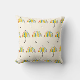 Colorful Parbrella - Bright & Cheerful Rainy Day Kudde