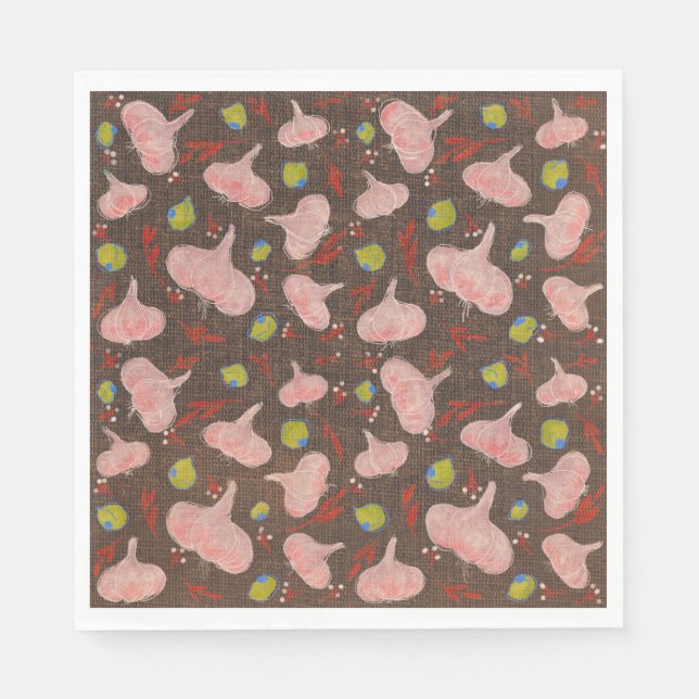 Colorful Party Paper Napkins Pappersservett (Framsidan)