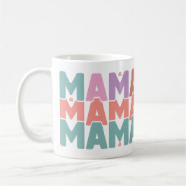 Colorful Pastel MAMMA Gift Mamma Kaffemugg
