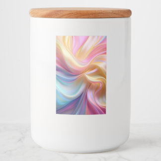 Colorful Pastel Silk Mat Etikett