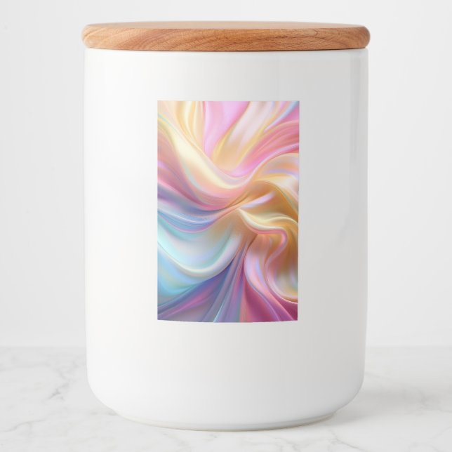 Colorful Pastel Silk Mat Etikett (Framsida)