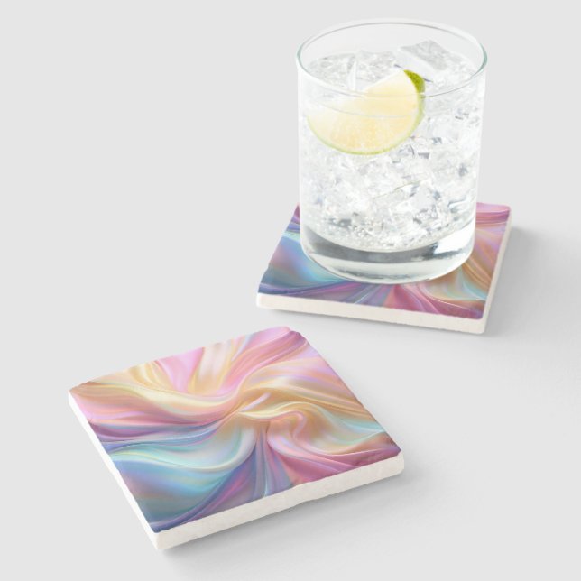 Colorful Pastel Silk Stenunderlägg (Sidan)