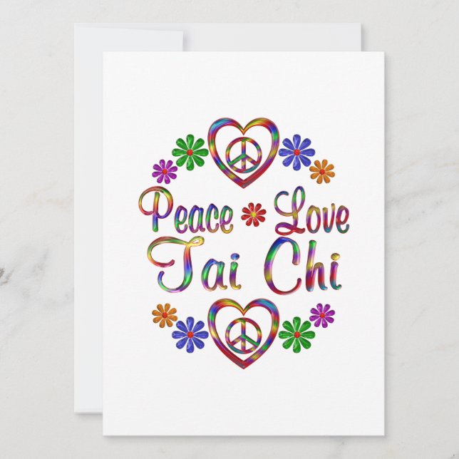 Colorful Peace Kärlek Tai Chi (Framsida)
