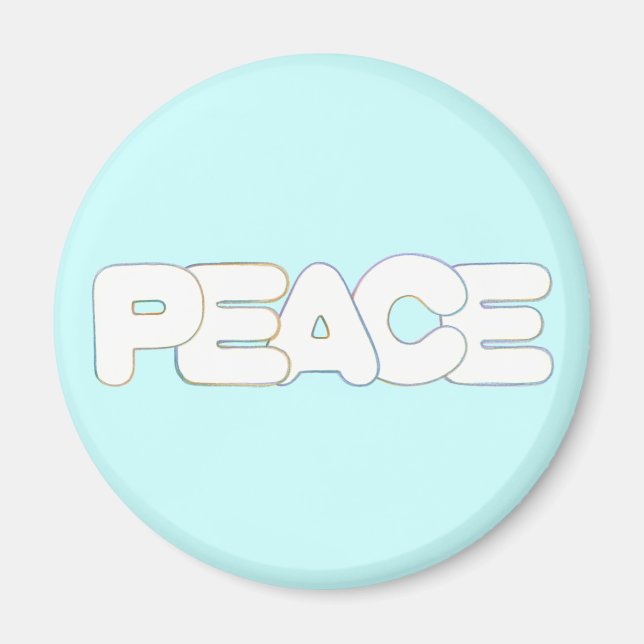 Colorful Peace, ord, magnet (Framsidan)