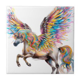 Colorful Pegasus Kakelplatta