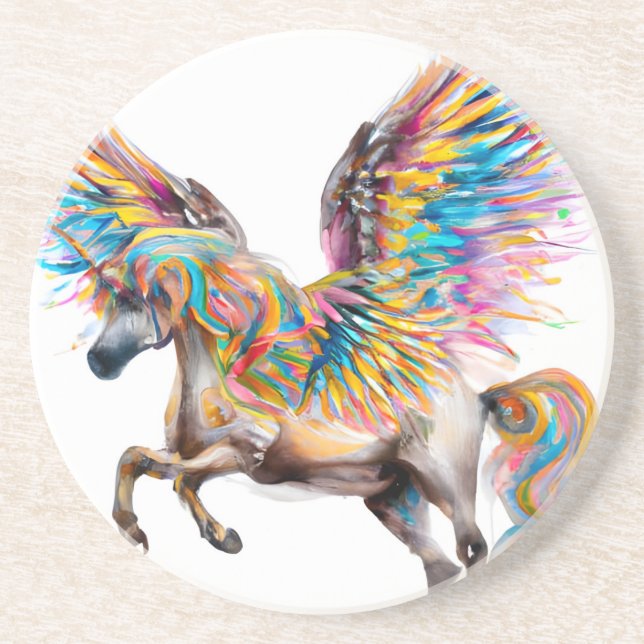 Colorful Pegasus Underlägg (Framsidan)