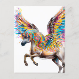 Colorful Pegasus Vykort