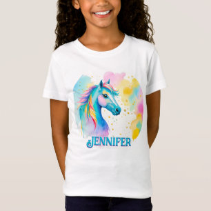 Colorful Personaized Spirit Pony 10 Barn T-Shirt