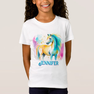 Colorful Personaized Spirit Pony 9 Barn T-Shirt