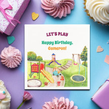 Colorful Playground Birthday Party