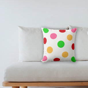 Colorful Polka Dot Mönster Kudde