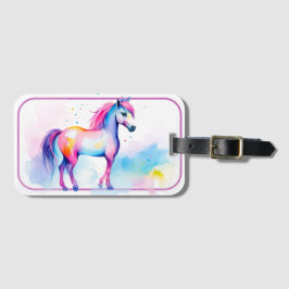 Colorful Pony 2 Bagagebricka