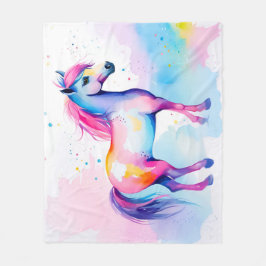 Colorful Pony 2 Fleecefilt