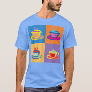 Colorful Pop Art Tea Kopp - Cuppa Earl Grått örbal T Shirt