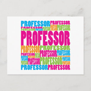 Colorful Professor Vykort