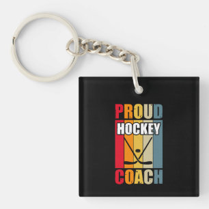 Colorful Proud Hockey Coach