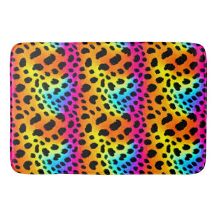 Colorful Rainbow Cheetah Seamless Mönster Badrumsmatta