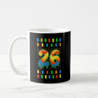 Colorful Rainbow Drip Number 26 Kaffemugg