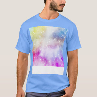 Colorful Rainbow Galaxy Mönster T Shirt