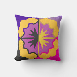 Colorful Rainbow Mandala Kudde