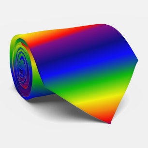 Colorful Rainbow Mönster Tie Slips