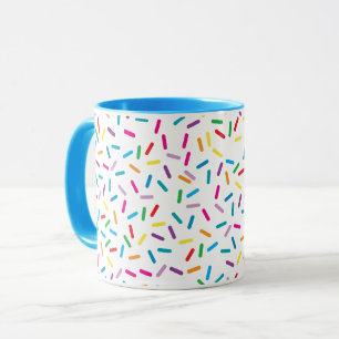 Colorful Rainbow Sprinkles Mönster Mugg