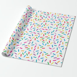 Colorful Rainbow Sprinkles Mönster Presentpapper