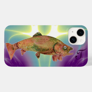 COLORFUL RAINBOW TROUT Monogram