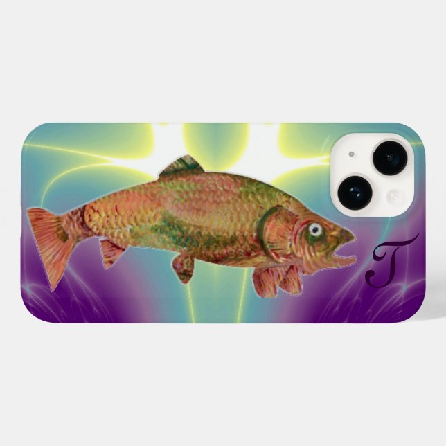 COLORFUL RAINBOW TROUT Monogram (Baksida (horisontell))