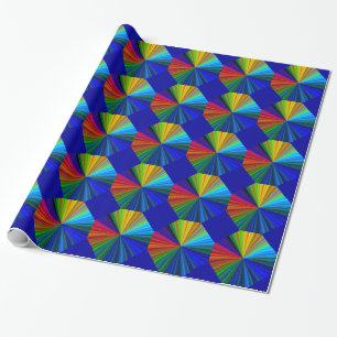 Colorful Rainbow Vortex Presentpapper