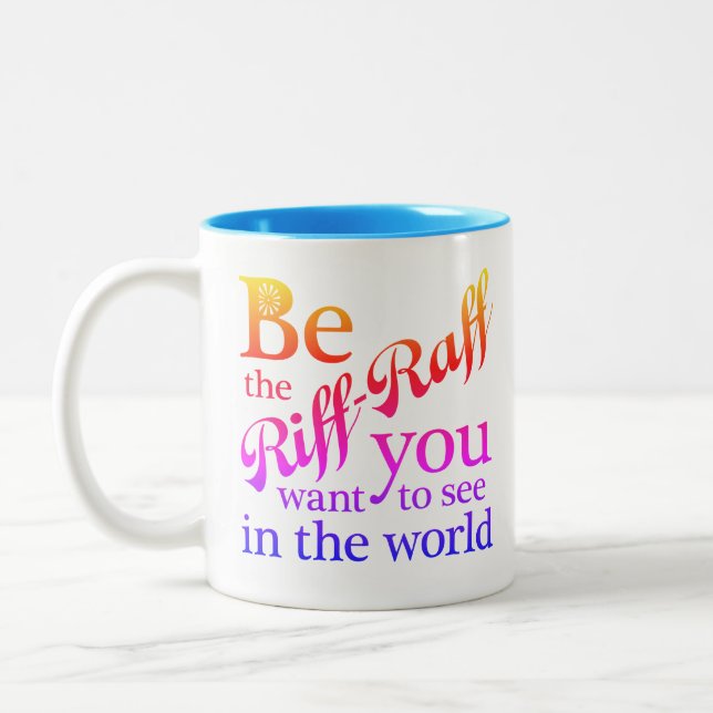 Colorful Riff-Raff Två-Tonad Mugg (Vänster)
