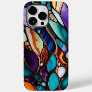 Colorful River Sten Småsten-Stached Glass look