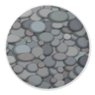 Colorful River Sten Småstens Art Knopp