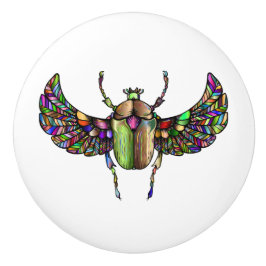 Colorful scarab knopp