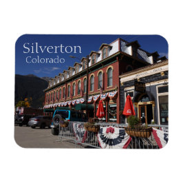 Colorful Silverton, Colorado Magnet