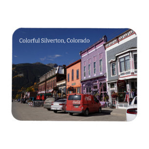 Colorful Silverton, Colorado Magnet