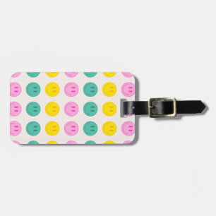 Colorful Smile Emoji Luggage Tag Bagagebricka