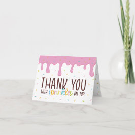 Colorful Sprinkles Donut Tack Kort