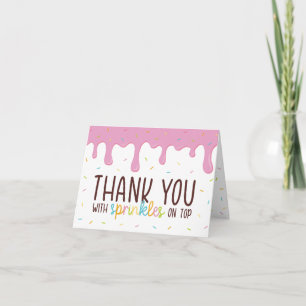 Colorful Sprinkles Donut Tack Kort