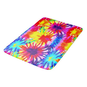 COLORFUL STÄNK DESIGN MODERN TIE-DYE BADRUMSMATTA