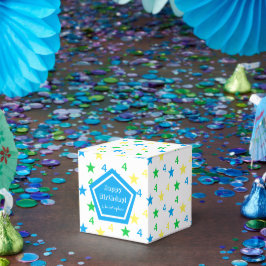 Colorful Stars Boys 4e födelsedagen Presentaskar