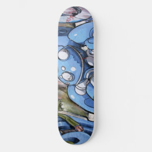 Colorful Street Art Robot Skateboard Bräda 19,5 Cm
