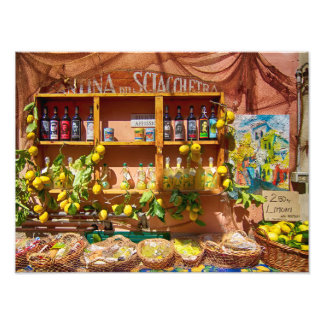 Colorful Street Stall in Italien Fototryck