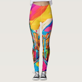 Colorful Street Vibes Leggings